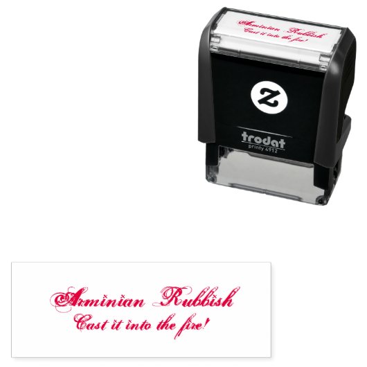 Tampon Auto-encreur Arminian Rubbbish - L'Enfonce Dans Le Feu ! (En situation)