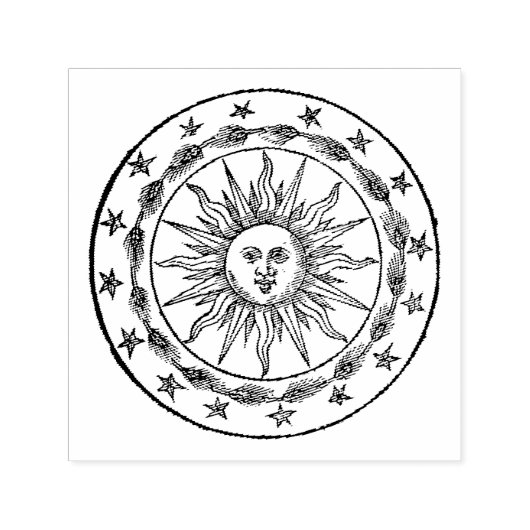 Tampon Auto-encreur Armoiries du soleil. (Design)