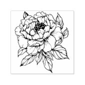Tampon Auto-encreur Art Peony Bloom Line (Design)