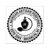 Tampon Auto-encreur Artisan Parfum Nom d'entreprise Adresse URL Courri (Design)