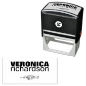 Tampon Auto-encreur Artiste de maquillage des lèvres (En situation)