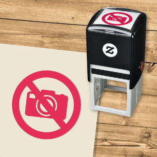 Tampon Auto-encreur Aucune photo autorisée