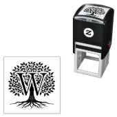 Tampon Auto-encreur Audacieuse initiale sur l'arbre de vie #2 (En situation)