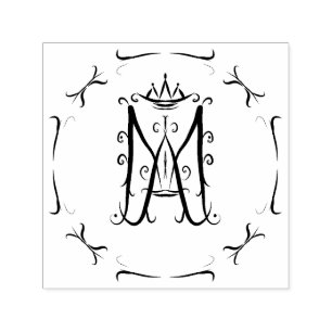 Tampon Auto-encreur Ave Maria Monogram