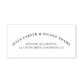 Tampon Auto-encreur Baiser Français Fleurs de Raisin Mariage Sucré (Design)