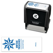 Tampon Auto-encreur Balise Prix du logo de l'entreprise (En situation)