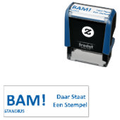 Tampon Auto-encreur BAM ! Daar a dit stempel. // Standius Stempels (En situation)