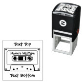 Tampon Auto-encreur Bande audio cassette (En situation)