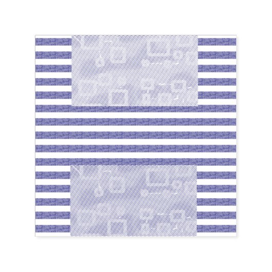 Tampon Auto-encreur Bandes cool géométriques (Design)