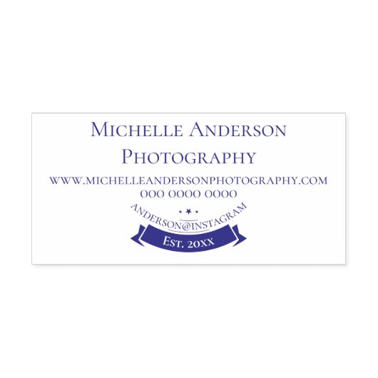 Tampon Auto-encreur Bannière professionnelle do-it-yourself nom d'entr (Design)