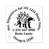 Tampon Auto-encreur Bashful Stegosaurus Easy Coordonnées (Design)