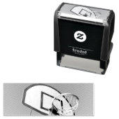 Tampon Auto-encreur Basket génial (En situation)