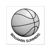 Tampon Auto-encreur Basketball Ball Custom Name (Design)