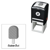 Tampon Auto-encreur Bâton à crème glacée au chocolat (En situation)