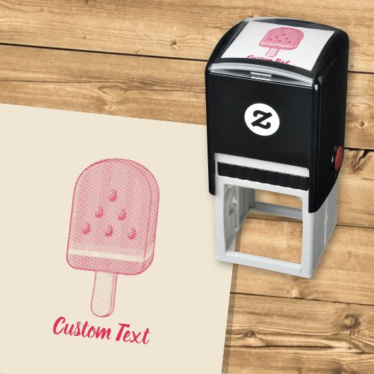 Tampon Auto-encreur Bâtonnet de glace à l'eau à la pastèque