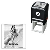 Tampon Auto-encreur Beach Girl Thunder_Cove (En situation)