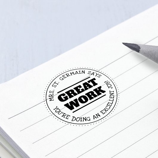 Tampon Auto-encreur Beau travail  | Enseignants personnalisés