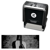 Tampon Auto-encreur Belle guitare (En situation)