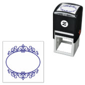 Tampon Auto-encreur Belle Ornament Cercle Scrapbooking (En situation)