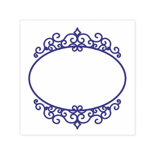 Tampon Auto-encreur Belle Ornament Cercle Scrapbooking (Design)