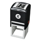 Tampon Auto-encreur Bibliothèque de chien et de papillon Ex Libris Nom (Produit)