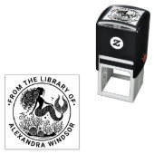 Tampon Auto-encreur Bibliothèque de coquillages de sirène sulfureuse N (En situation)