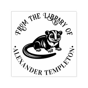 Tampon Auto-encreur Bibliothèque de lider de sucre mou Nom du livre #1