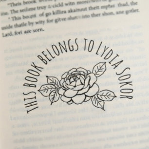 Tampon Auto-encreur Bibliothèque Personnalisée à Domicile