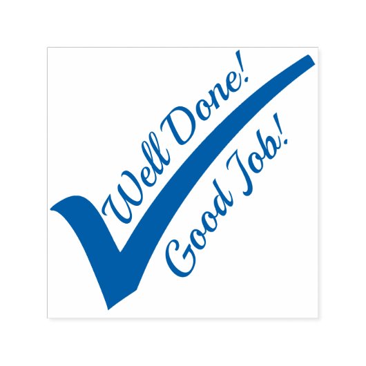 Tampon Auto-encreur Bien joué, bon boulot (Design)