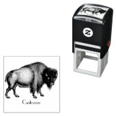 Tampon Auto-encreur Big Bison Buffalo Thunder-Cove (En situation)