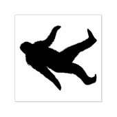Tampon Auto-encreur Bigfoot Silhouette Sasquatch Squatch Squatchch (Design)