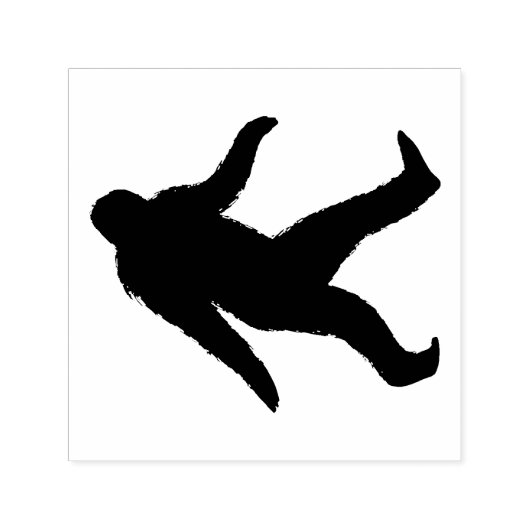 Tampon Auto-encreur Bigfoot Silhouette Sasquatch Squatch Squatchch (Design)