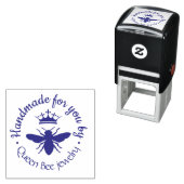 Tampon Auto-encreur bijoux du logo queen bee (En situation)