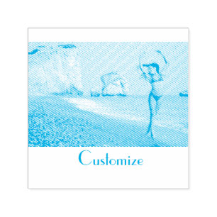 Tampon Auto-encreur Bikini Model Dancing Thunder_Cove