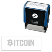 Tampon Auto-encreur Bitcoin - BTC Crypto (En situation)