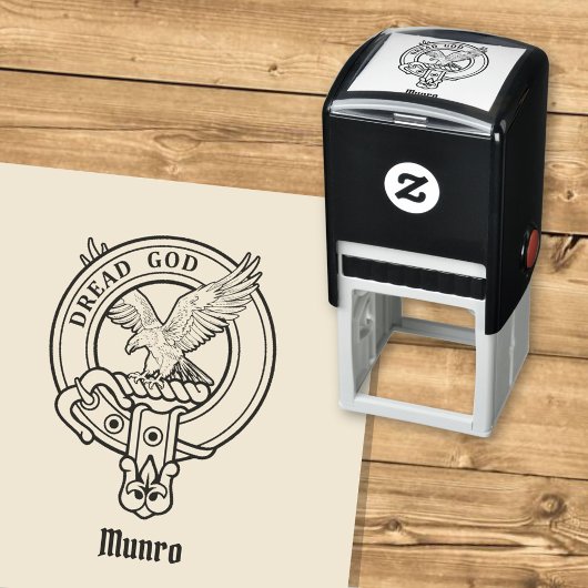 Tampon Auto-encreur Blason de Clan Munro
