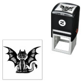 Tampon Auto-encreur Bleu (En situation)