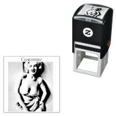 Tampon Auto-encreur Blonde vintage Thunder_Cove (En situation)