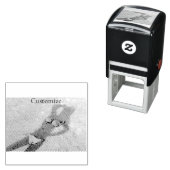 Tampon Auto-encreur Blue Bikini Beach Sand Thunder_Cove (En situation)