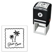 Tampon Auto-encreur Blue Cove (En situation)