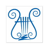 Tampon Auto-encreur Blue Lyre (Design)