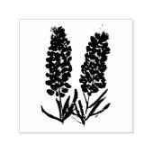 Tampon Auto-encreur Bluebonnets Fleurs Fleurs sauvages Lupine Texas (Design)