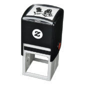 Tampon Auto-encreur Bluebonnets Fleurs Fleurs sauvages Lupine Texas (Produit)