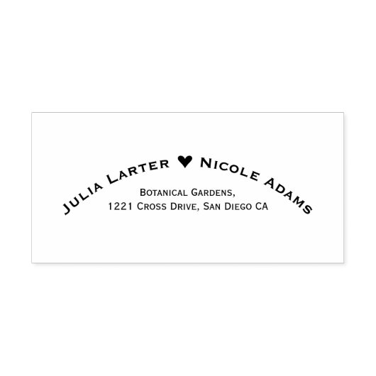 Tampon Auto-encreur Bohème séché Rustique Floral Automne Falls Mariage (Design)