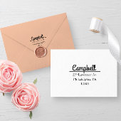 Tampon Auto-encreur Boho Main Letting Adresse de retour