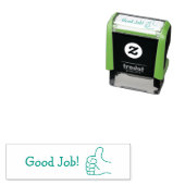 Tampon Auto-encreur Bon Travail, Pouce Haut (En situation)