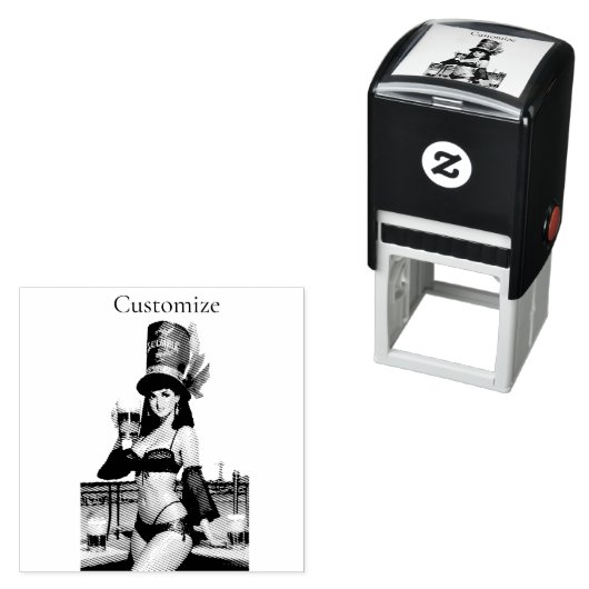 Tampon Auto-encreur Bonafide barre serveuse Thunder_Cove (En situation)