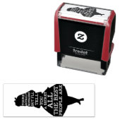 Tampon Auto-encreur "Bonkers" (En situation)