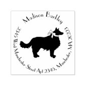 Tampon Auto-encreur Bordure Collie Chien Chien Chien Puppy (Design)