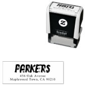 Tampon Auto-encreur Brève manuscrite en gras simple (En situation)